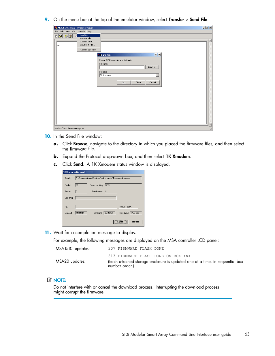 HP StorageWorks 1510i Modular Smart Array User Manual | Page 63 / 154
