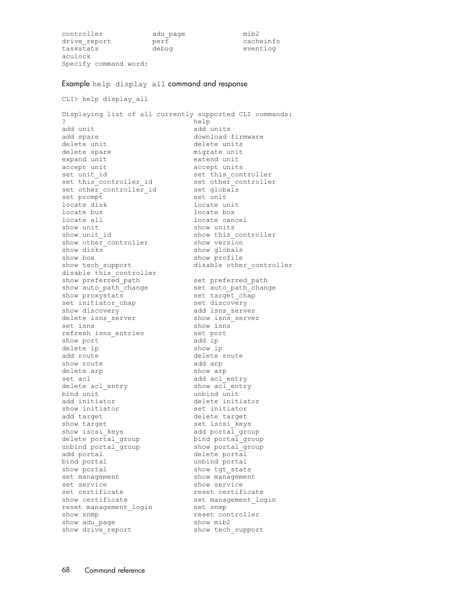 HP StorageWorks 1510i Modular Smart Array User Manual | Page 68 / 154