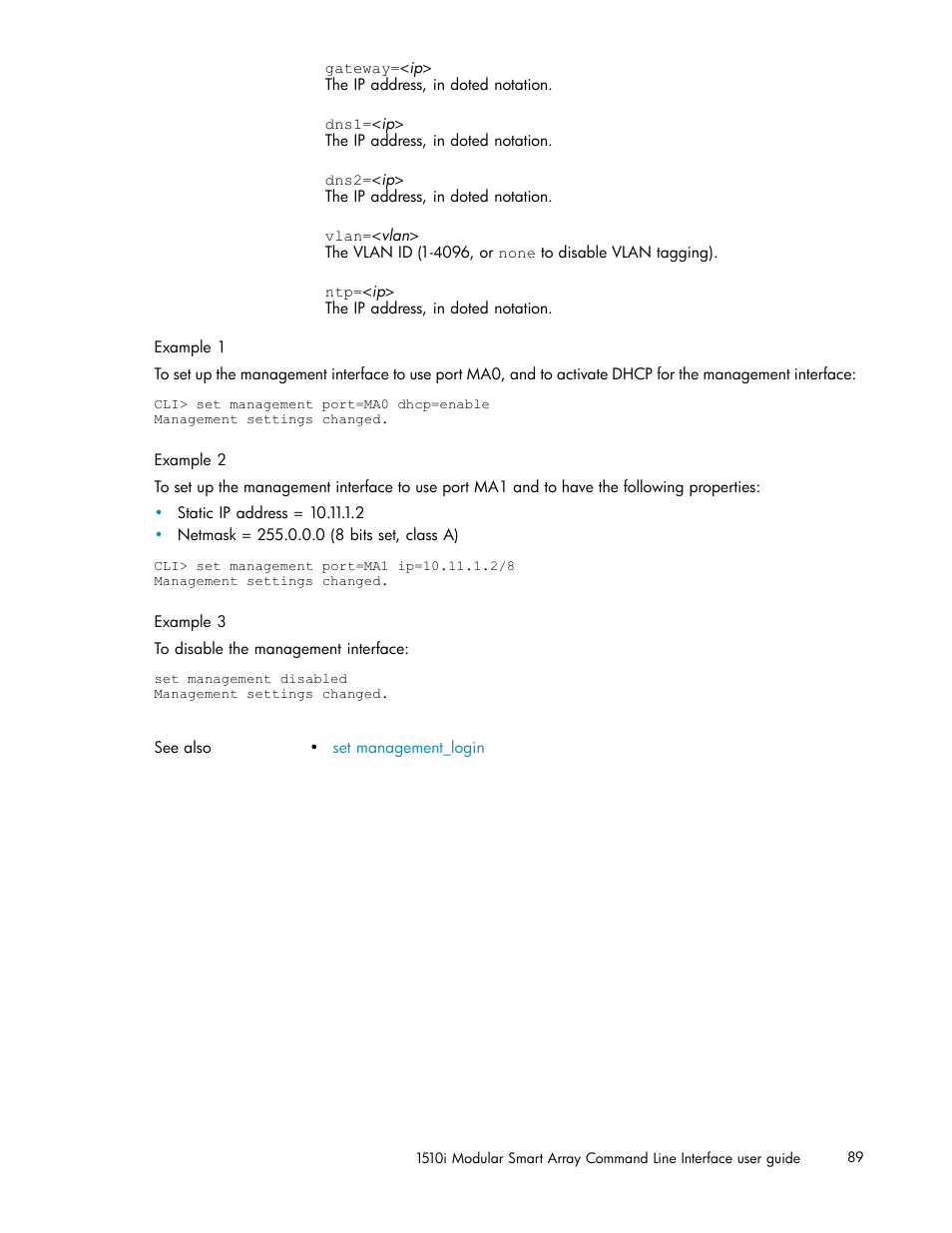 HP StorageWorks 1510i Modular Smart Array User Manual | Page 89 / 154