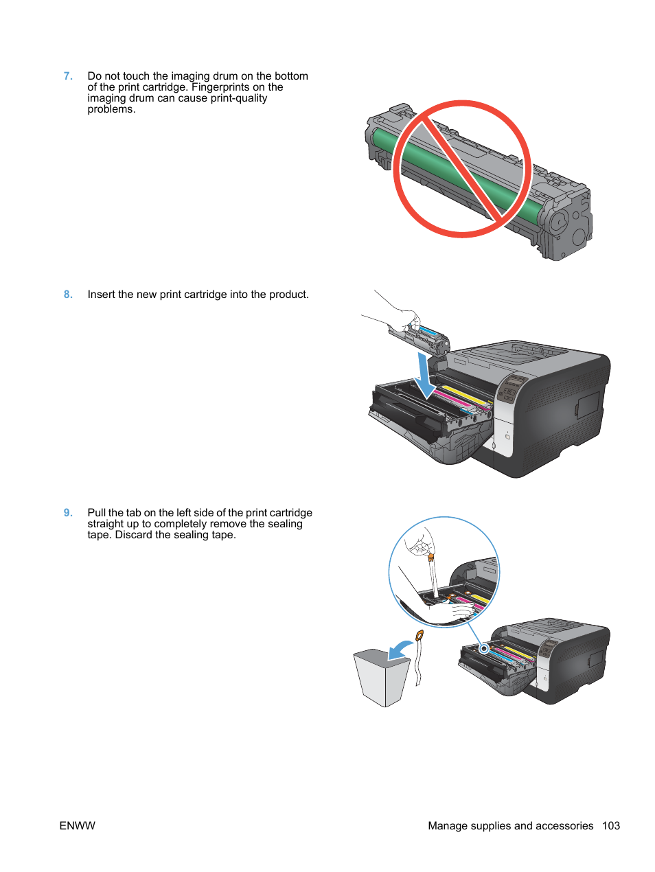 HP LaserJet Pro CP1525nw Color Printer User Manual | Page 117 / 202