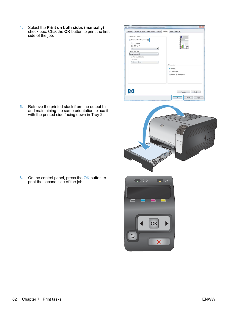 HP LaserJet Pro CP1525nw Color Printer User Manual | Page 76 / 202