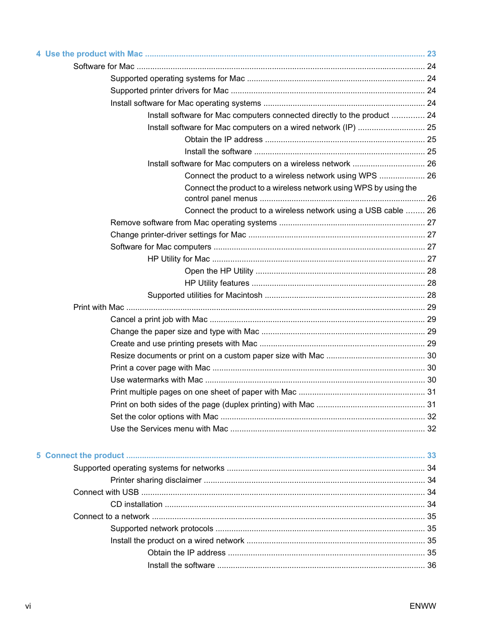 HP LaserJet Pro CP1525nw Color Printer User Manual | Page 8 / 202