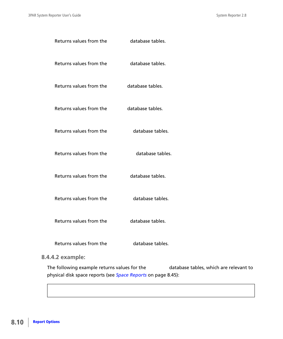 HP 3PAR System Reporter Software User Manual | Page 202 / 378