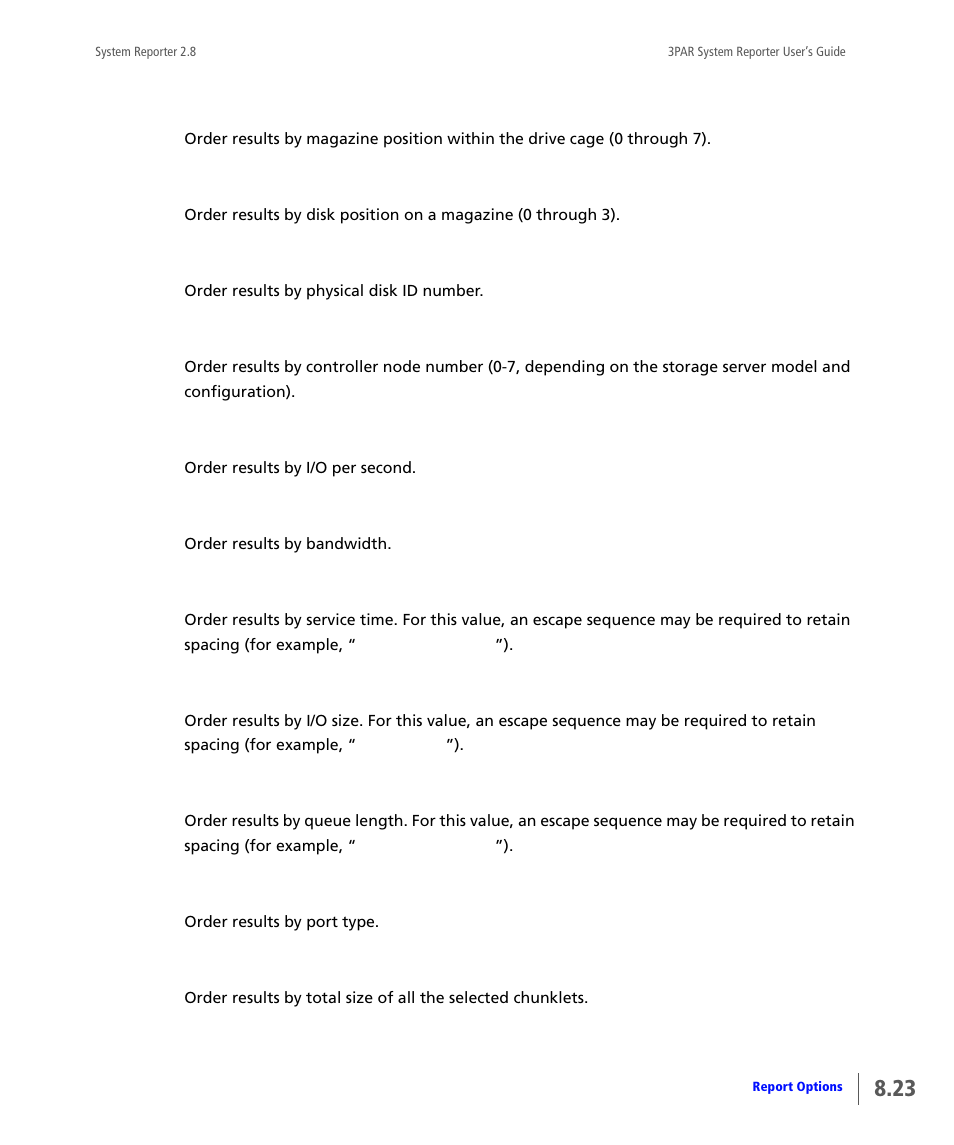 HP 3PAR System Reporter Software User Manual | Page 215 / 378