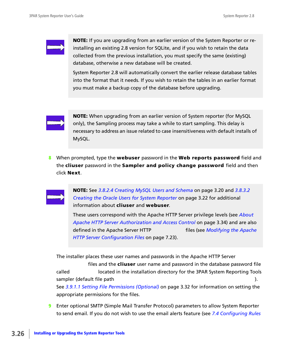 Step 9 | HP 3PAR System Reporter Software User Manual | Page 62 / 378