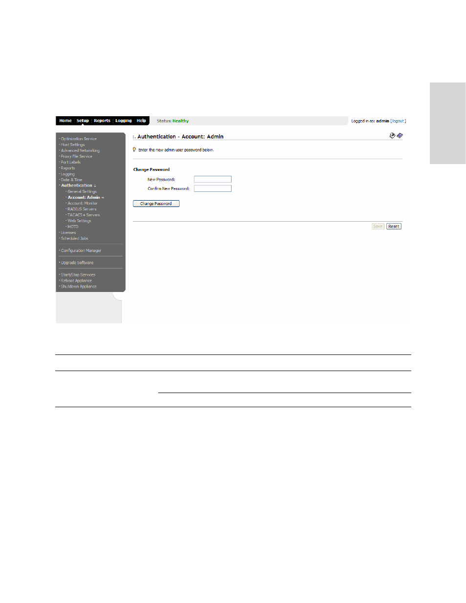 Setting the monitor password | HP StorageWorks Enterprise File Services WAN Accelerator User Manual | Page 105 / 186
