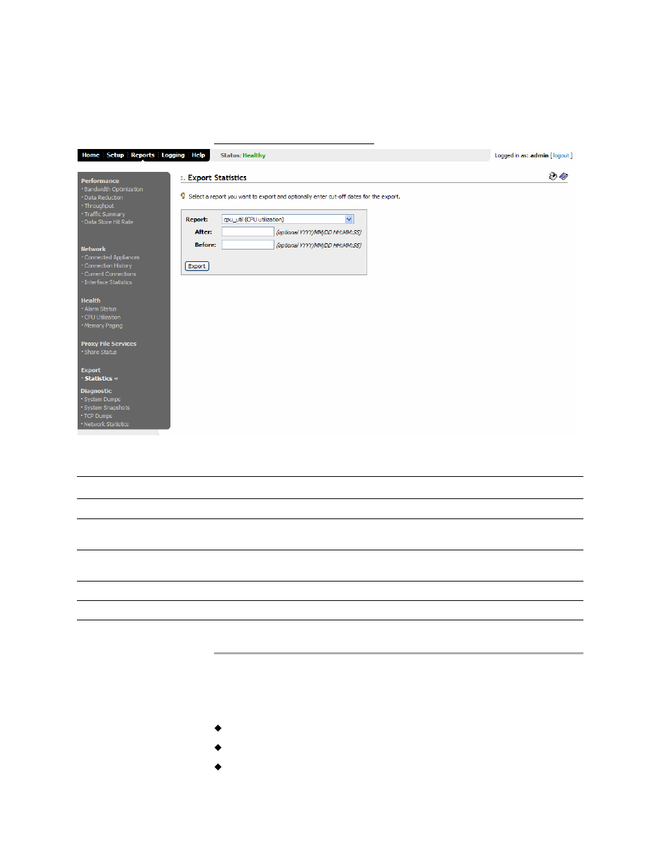 Viewing system diagnostic files | HP StorageWorks Enterprise File Services WAN Accelerator User Manual | Page 152 / 186