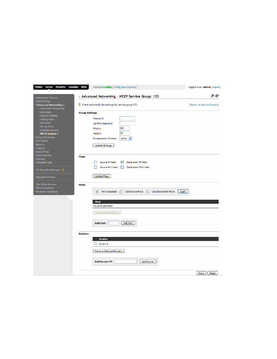 HP StorageWorks Enterprise File Services WAN Accelerator User Manual | Page 74 / 186