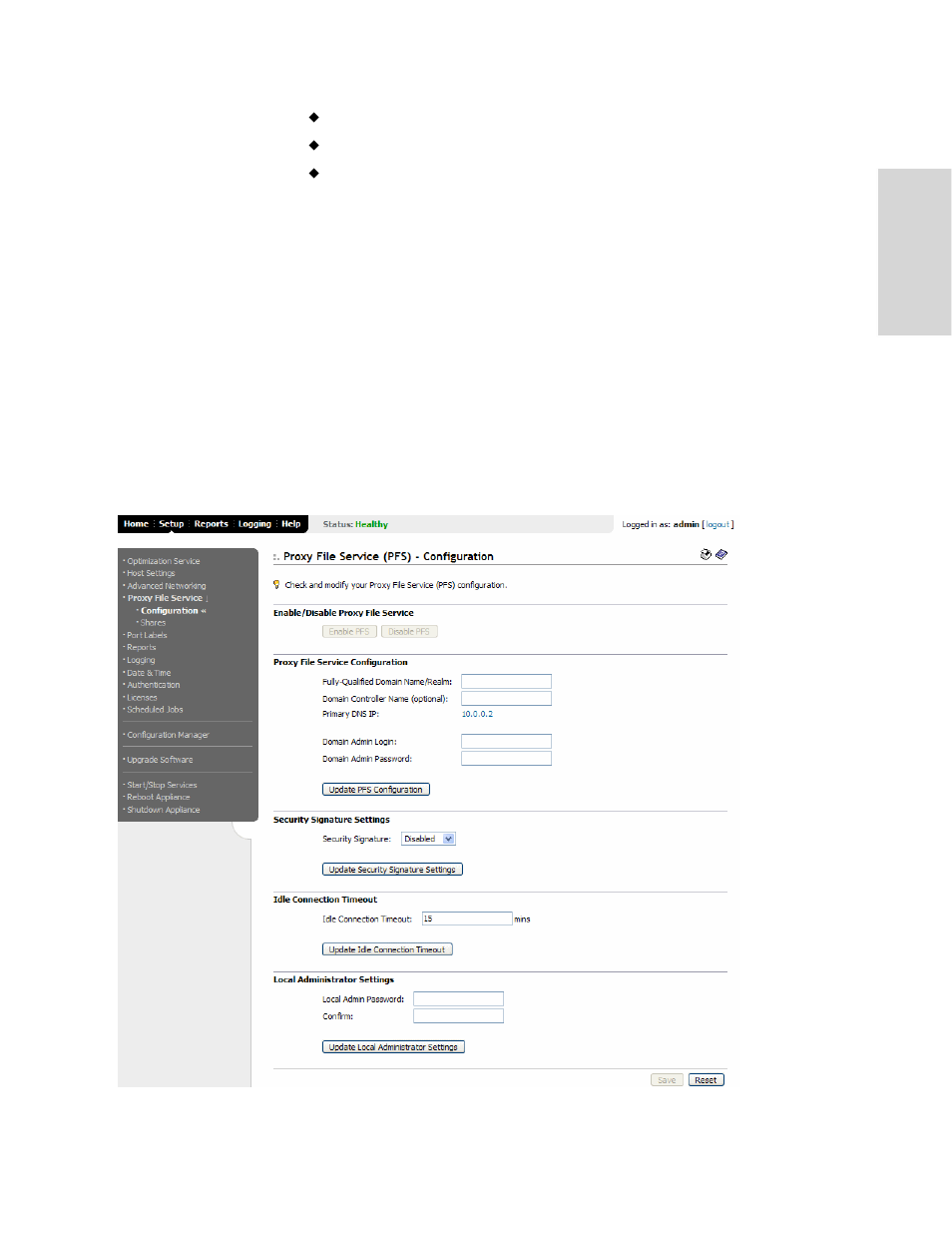 HP StorageWorks Enterprise File Services WAN Accelerator User Manual | Page 77 / 186