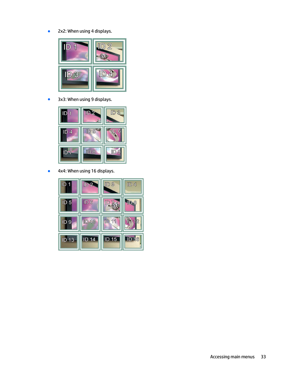 HP LD5535 55-inch LED Digital Signage Display User Manual | Page 43 / 106