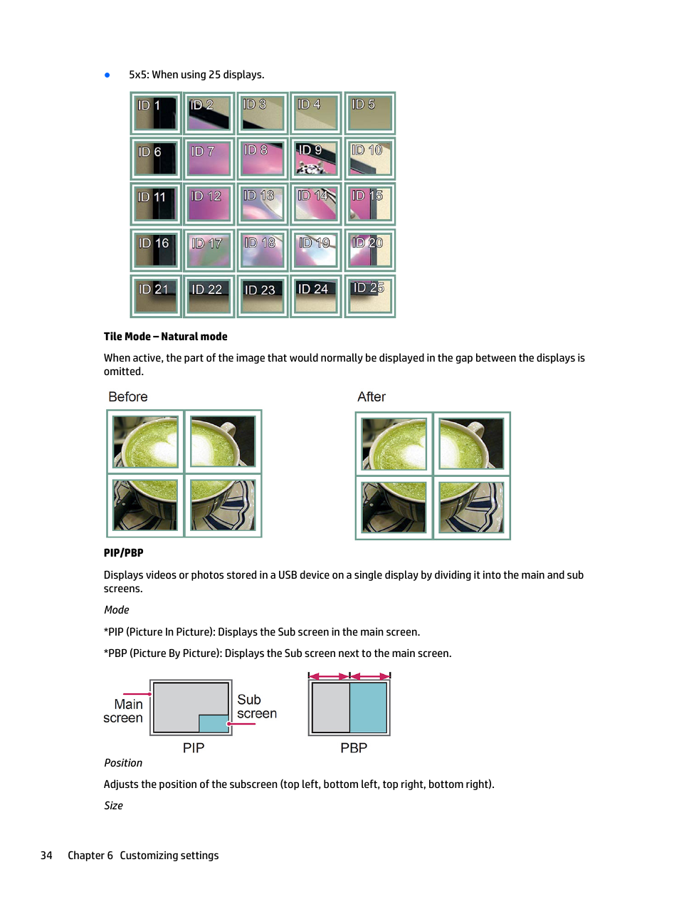 HP LD5535 55-inch LED Digital Signage Display User Manual | Page 44 / 106