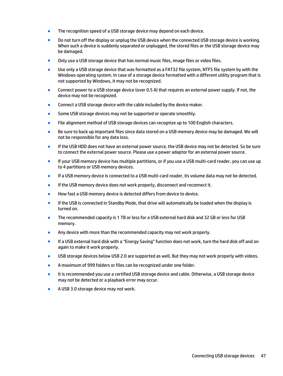 HP LD5535 55-inch LED Digital Signage Display User Manual | Page 57 / 106