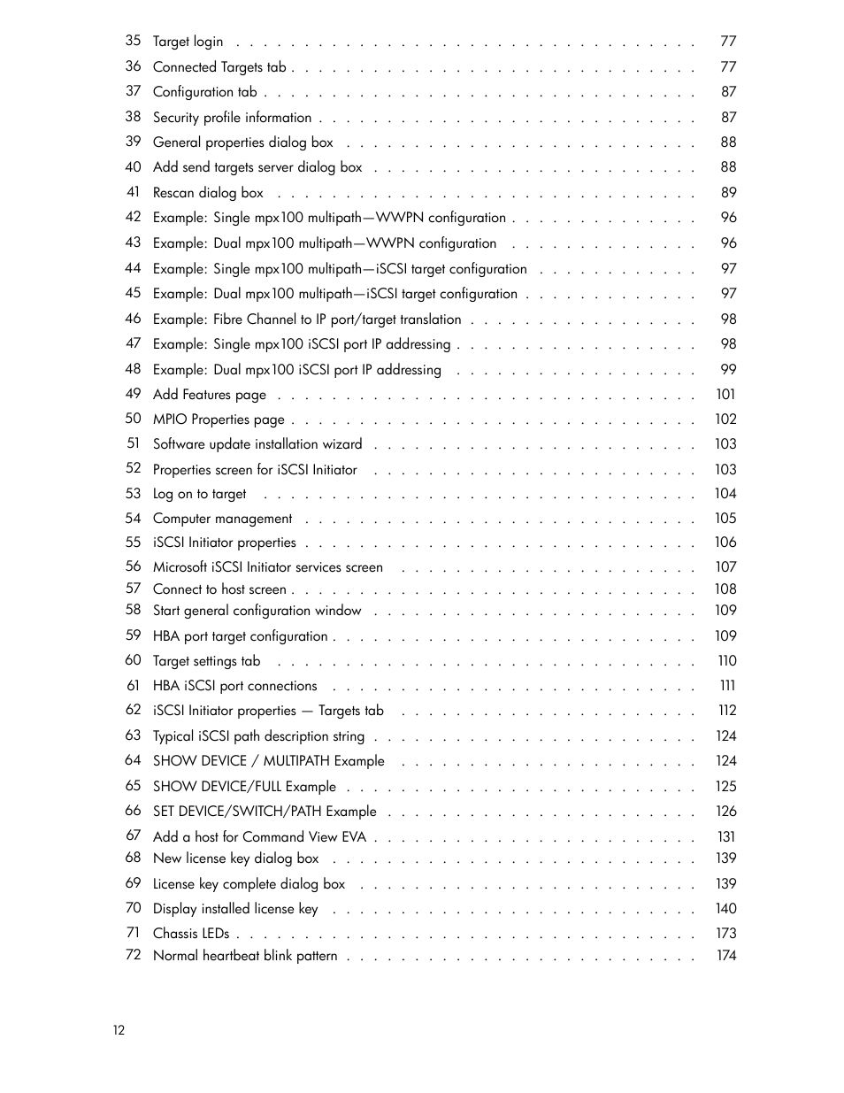HP EVA Array iSCSI Connectivity Option User Manual | Page 12 / 229