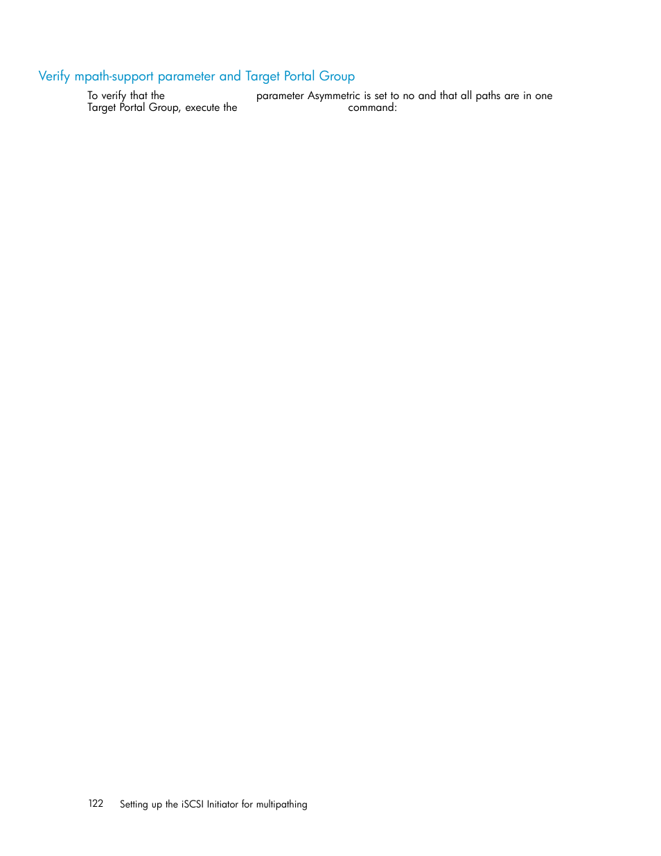HP EVA Array iSCSI Connectivity Option User Manual | Page 122 / 229