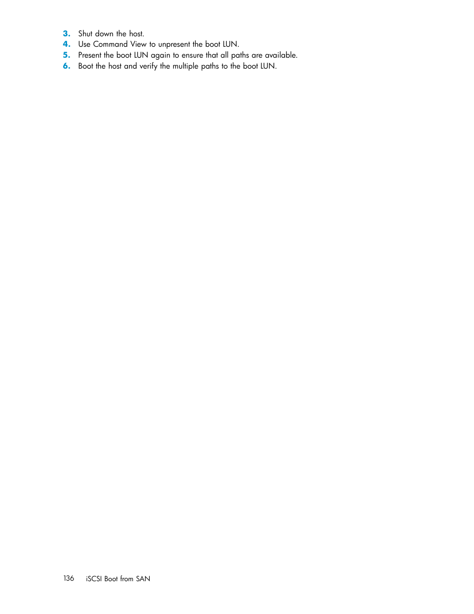 HP EVA Array iSCSI Connectivity Option User Manual | Page 136 / 229