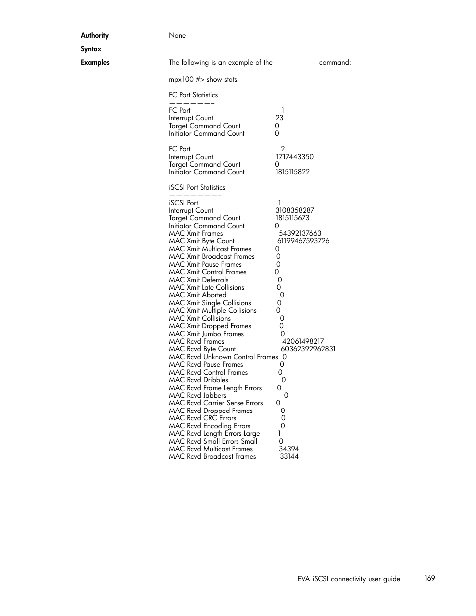 HP EVA Array iSCSI Connectivity Option User Manual | Page 169 / 229