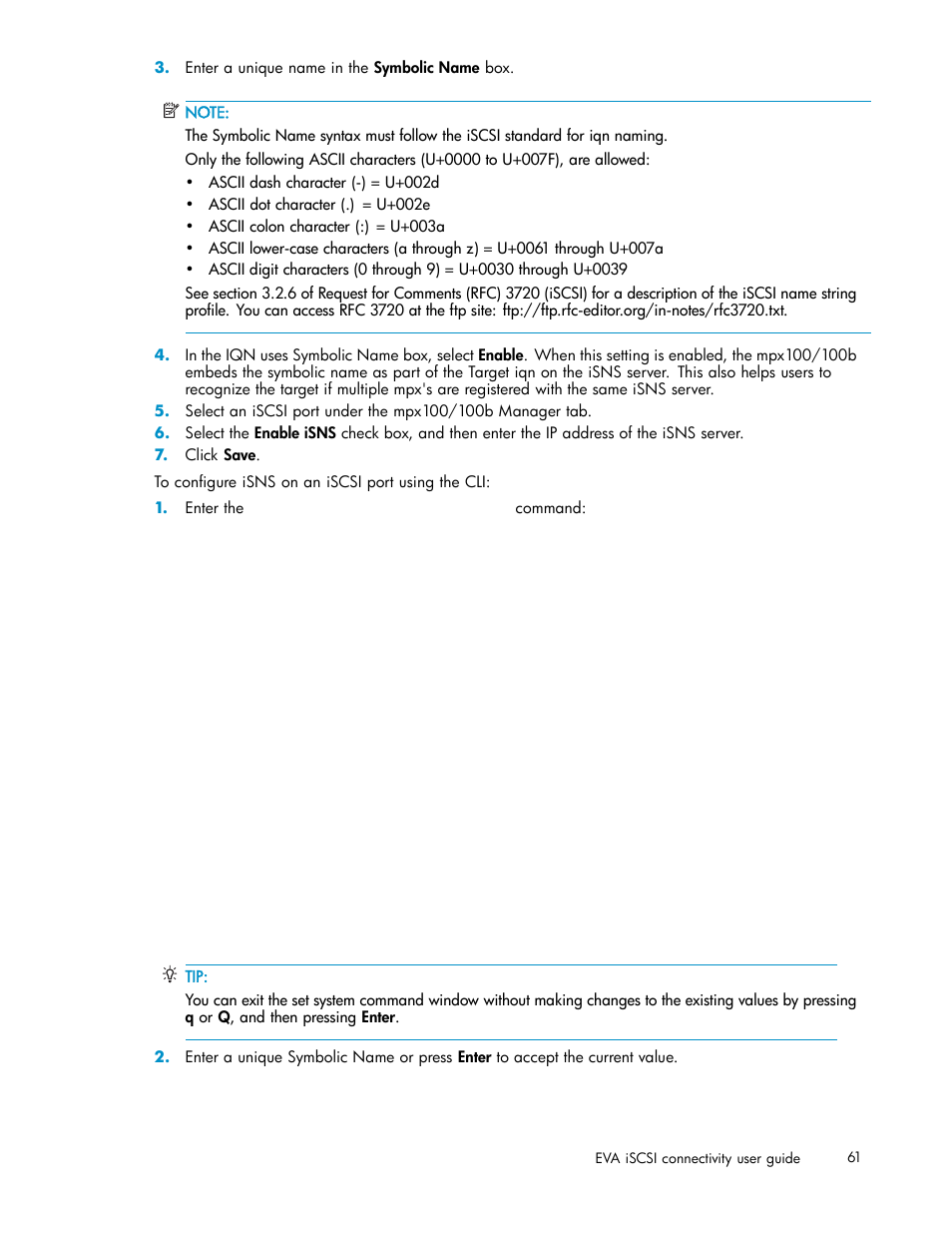 HP EVA Array iSCSI Connectivity Option User Manual | Page 61 / 229