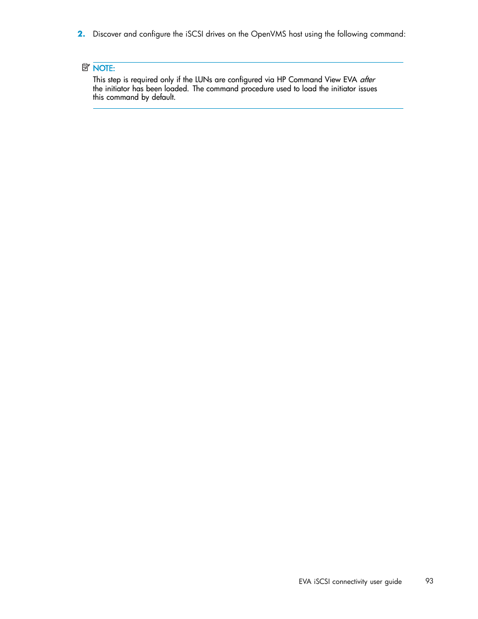 HP EVA Array iSCSI Connectivity Option User Manual | Page 93 / 229