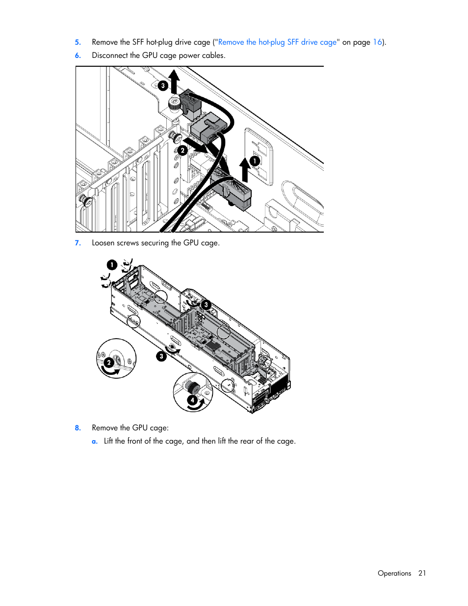 HP ProLiant SL270s Gen8 SE Server User Manual | Page 21 / 107