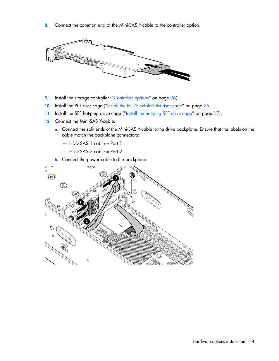 HP ProLiant SL270s Gen8 SE Server User Manual | Page 44 / 107