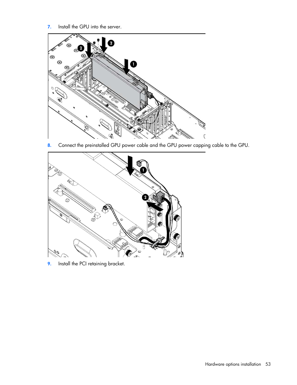 HP ProLiant SL270s Gen8 SE Server User Manual | Page 53 / 107