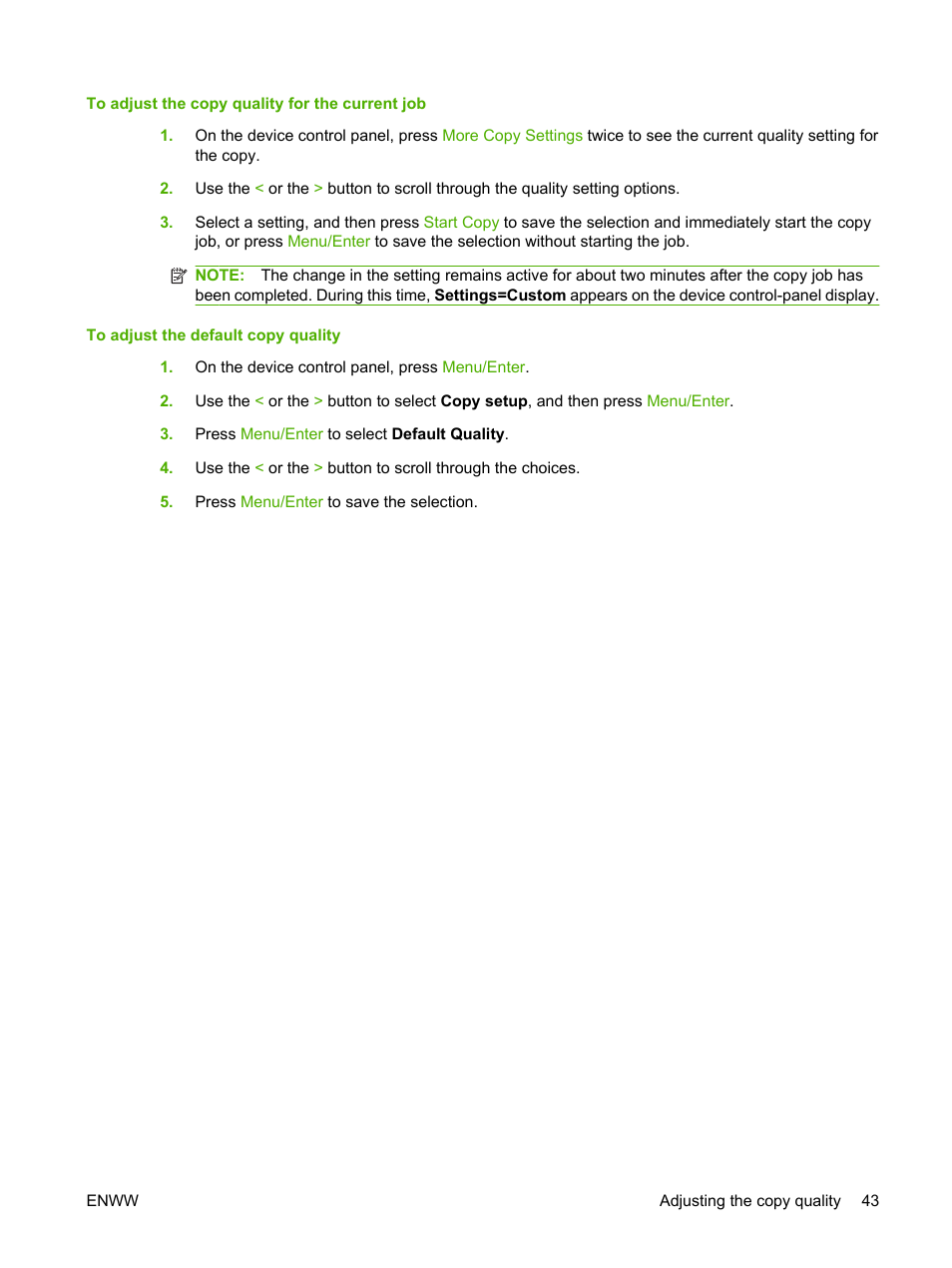 HP LaserJet M1005 Multifunction Printer series User Manual | Page 53 / 142