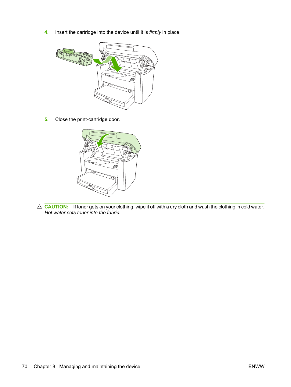 HP LaserJet M1005 Multifunction Printer series User Manual | Page 80 / 142