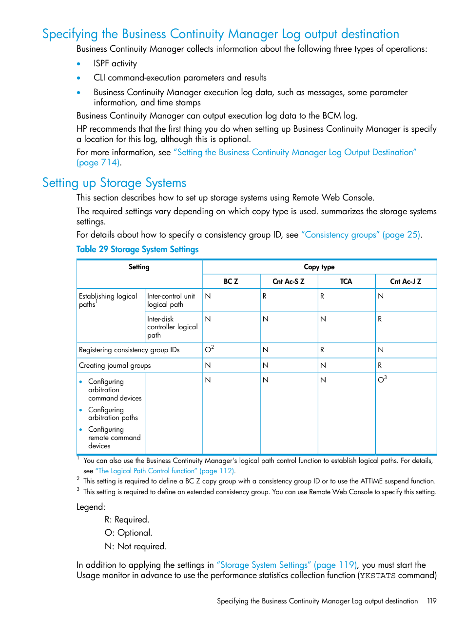 Setting up storage systems | HP XP Racks User Manual | Page 119 / 764