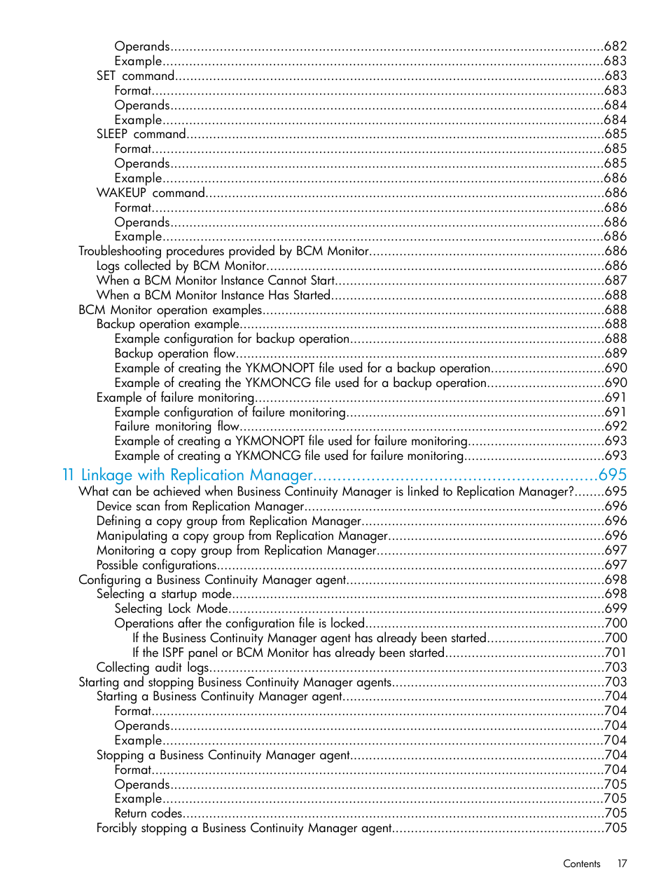 11 linkage with replication manager | HP XP Racks User Manual | Page 17 / 764