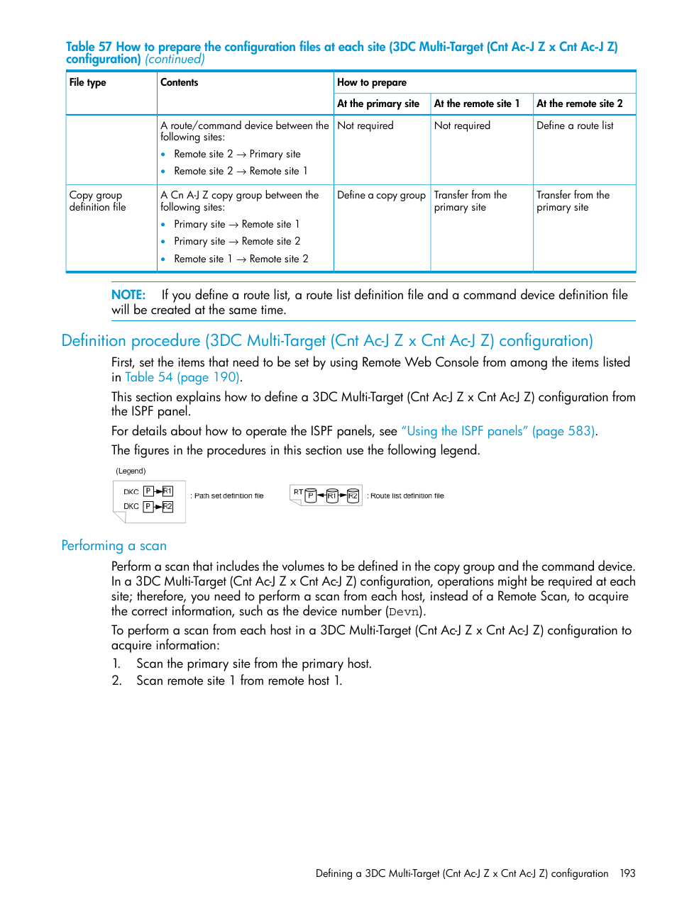 Performing a scan | HP XP Racks User Manual | Page 193 / 764