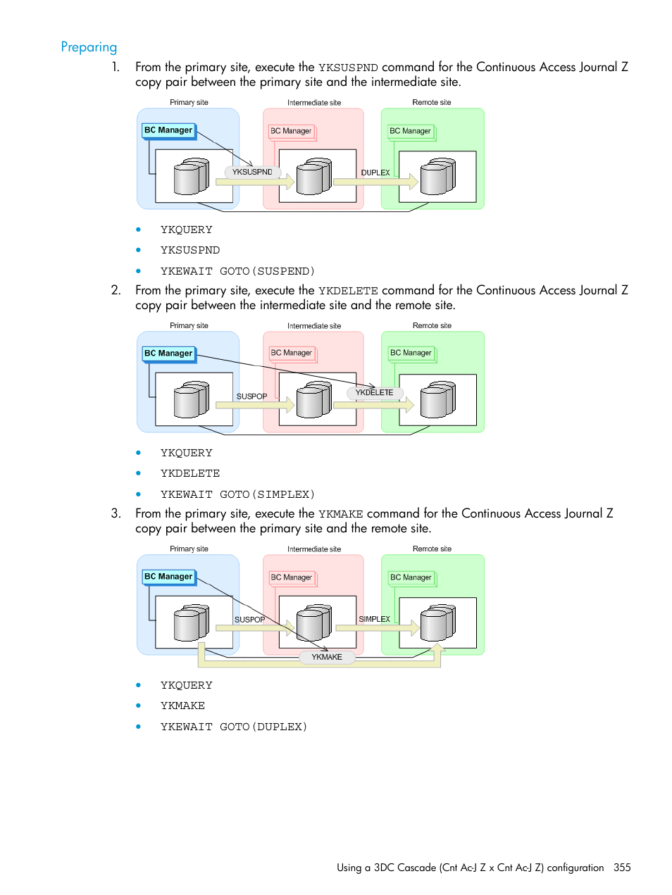 Preparing | HP XP Racks User Manual | Page 355 / 764