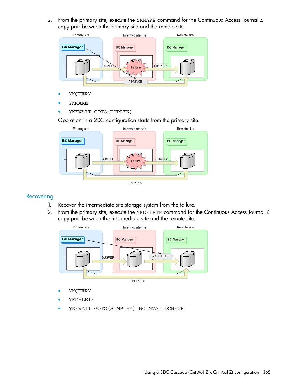 Recovering | HP XP Racks User Manual | Page 365 / 764