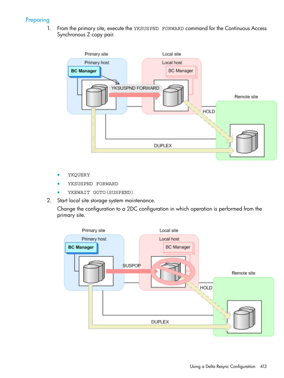 Preparing | HP XP Racks User Manual | Page 413 / 764