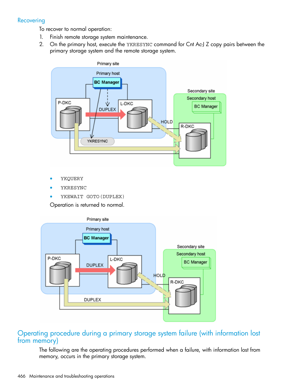 Recovering | HP XP Racks User Manual | Page 466 / 764