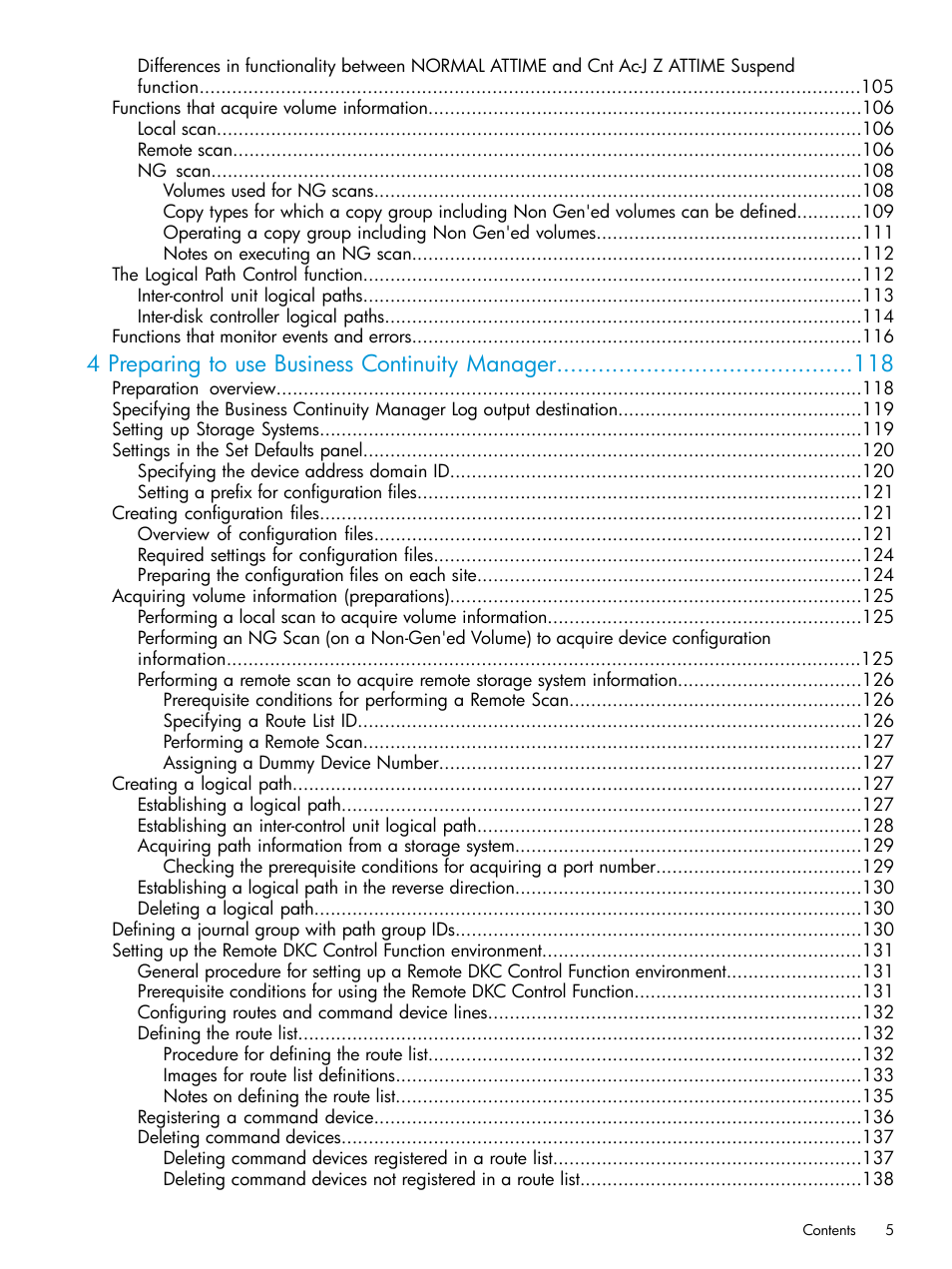 4 preparing to use business continuity manager | HP XP Racks User Manual | Page 5 / 764