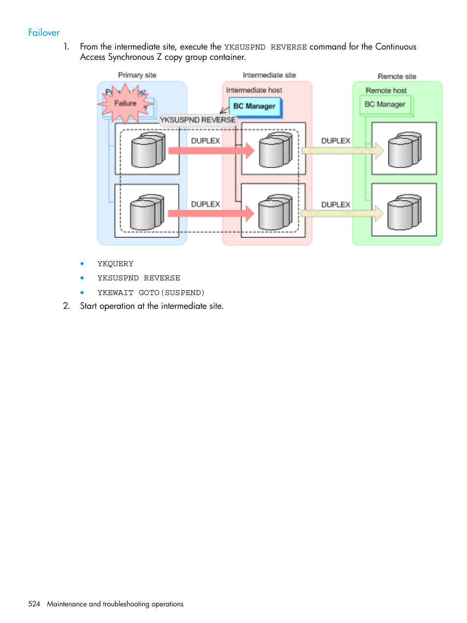 Failover | HP XP Racks User Manual | Page 524 / 764