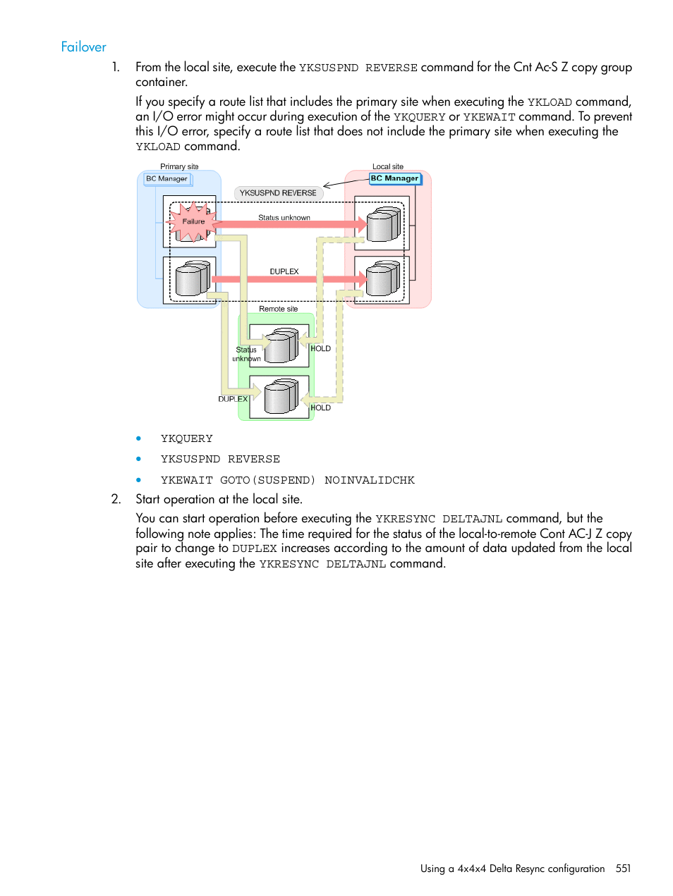 Failover | HP XP Racks User Manual | Page 551 / 764