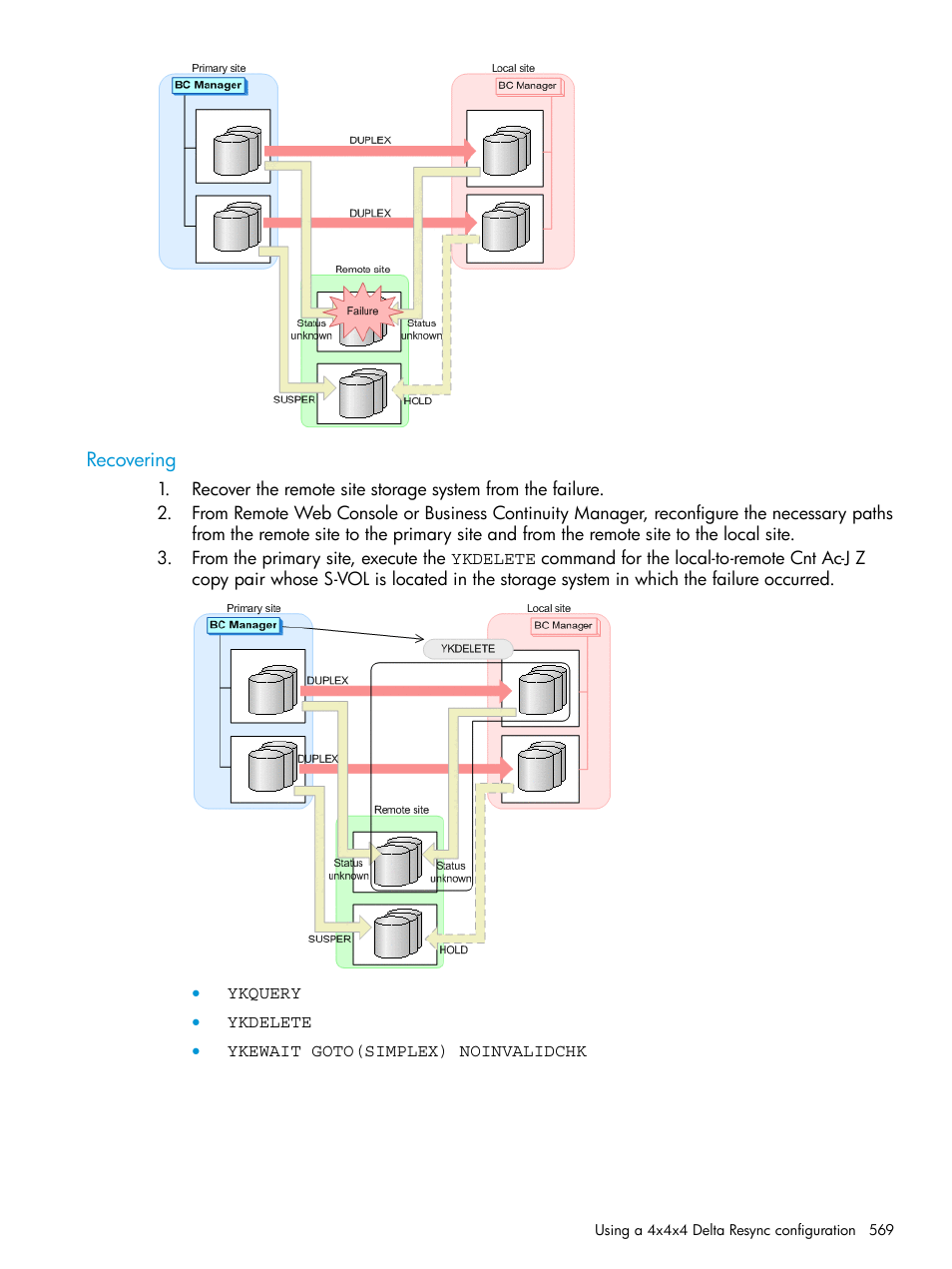 Recovering | HP XP Racks User Manual | Page 569 / 764