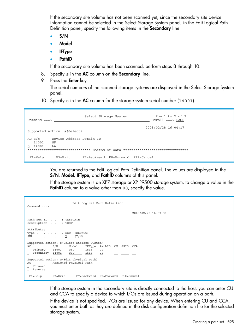 HP XP Racks User Manual | Page 595 / 764