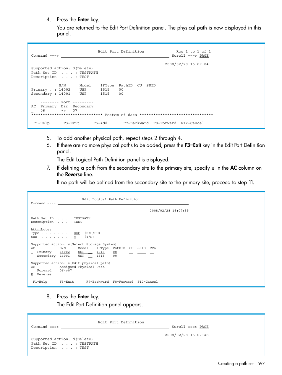 HP XP Racks User Manual | Page 597 / 764