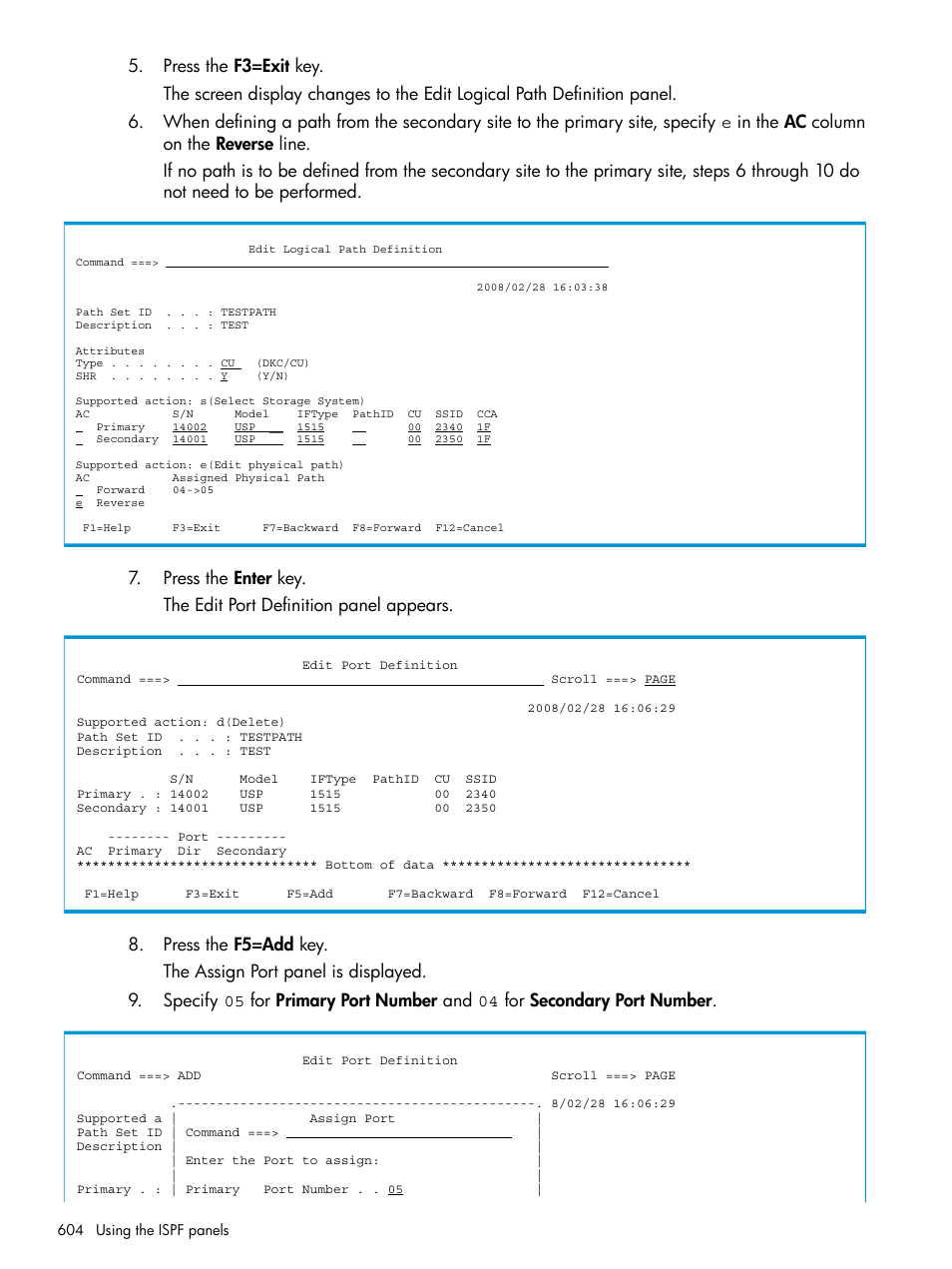 HP XP Racks User Manual | Page 604 / 764