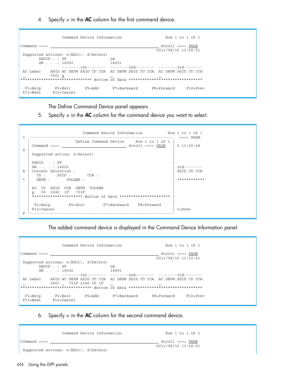 HP XP Racks User Manual | Page 614 / 764