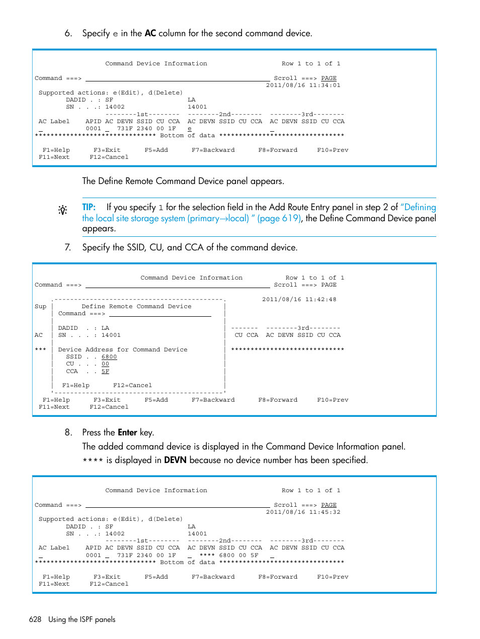 HP XP Racks User Manual | Page 628 / 764