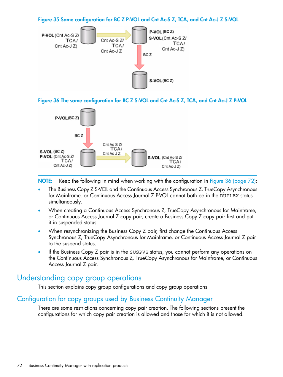 Understanding copy group operations | HP XP Racks User Manual | Page 72 / 764