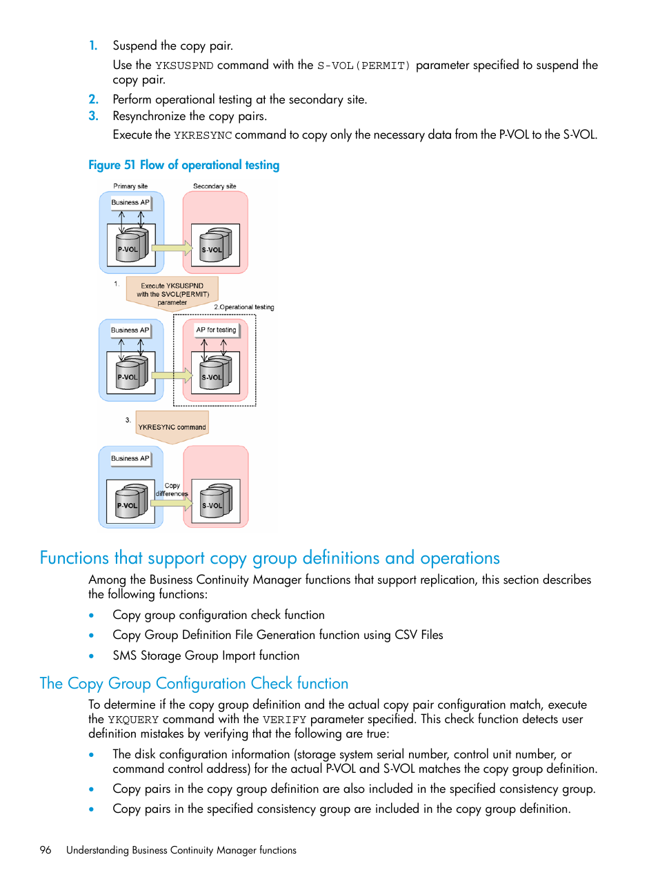 The copy group configuration check function | HP XP Racks User Manual | Page 96 / 764