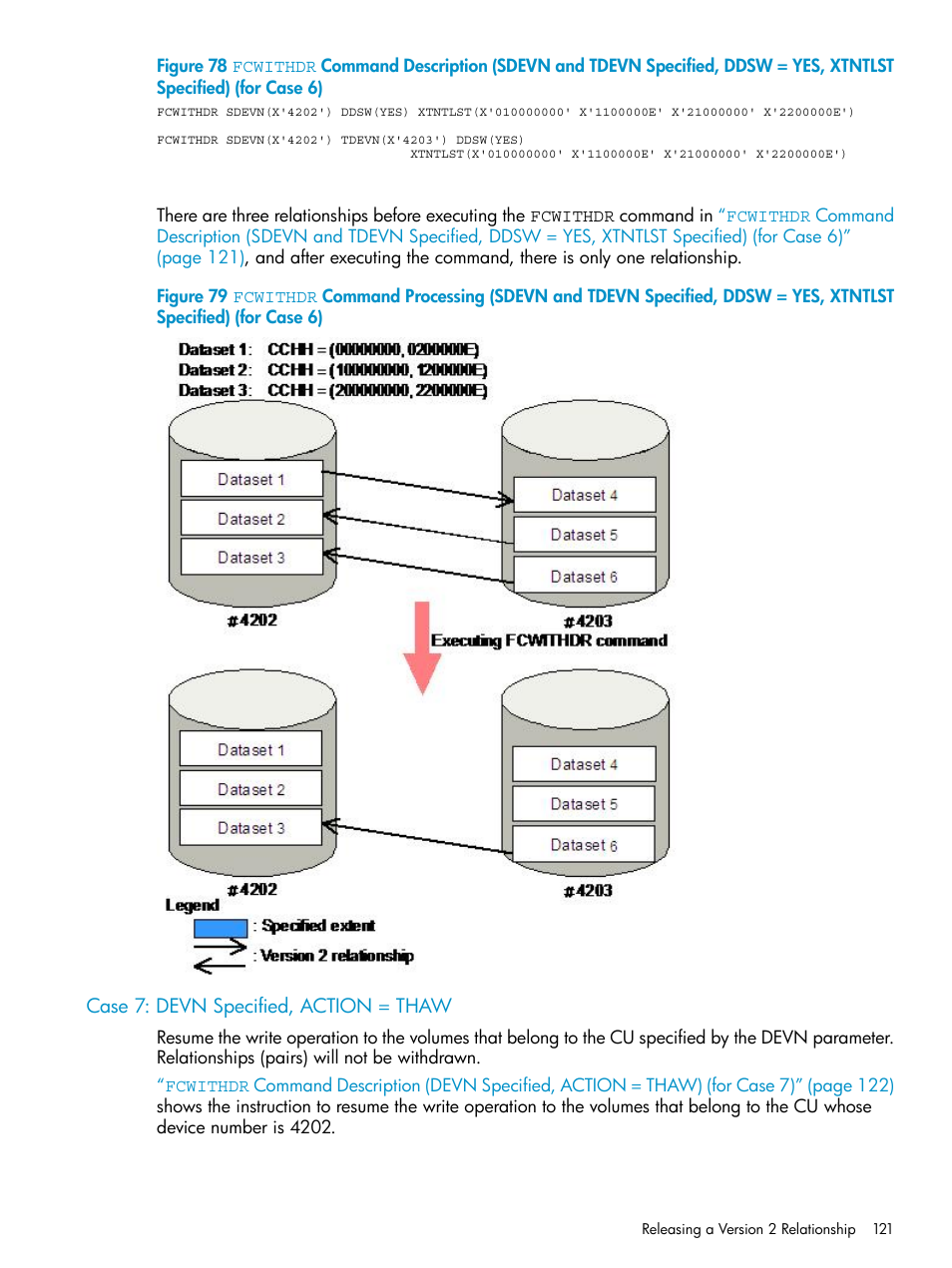 Case 7: devn specified, action = thaw | HP StorageWorks XP Remote Web Console Software User Manual | Page 121 / 161