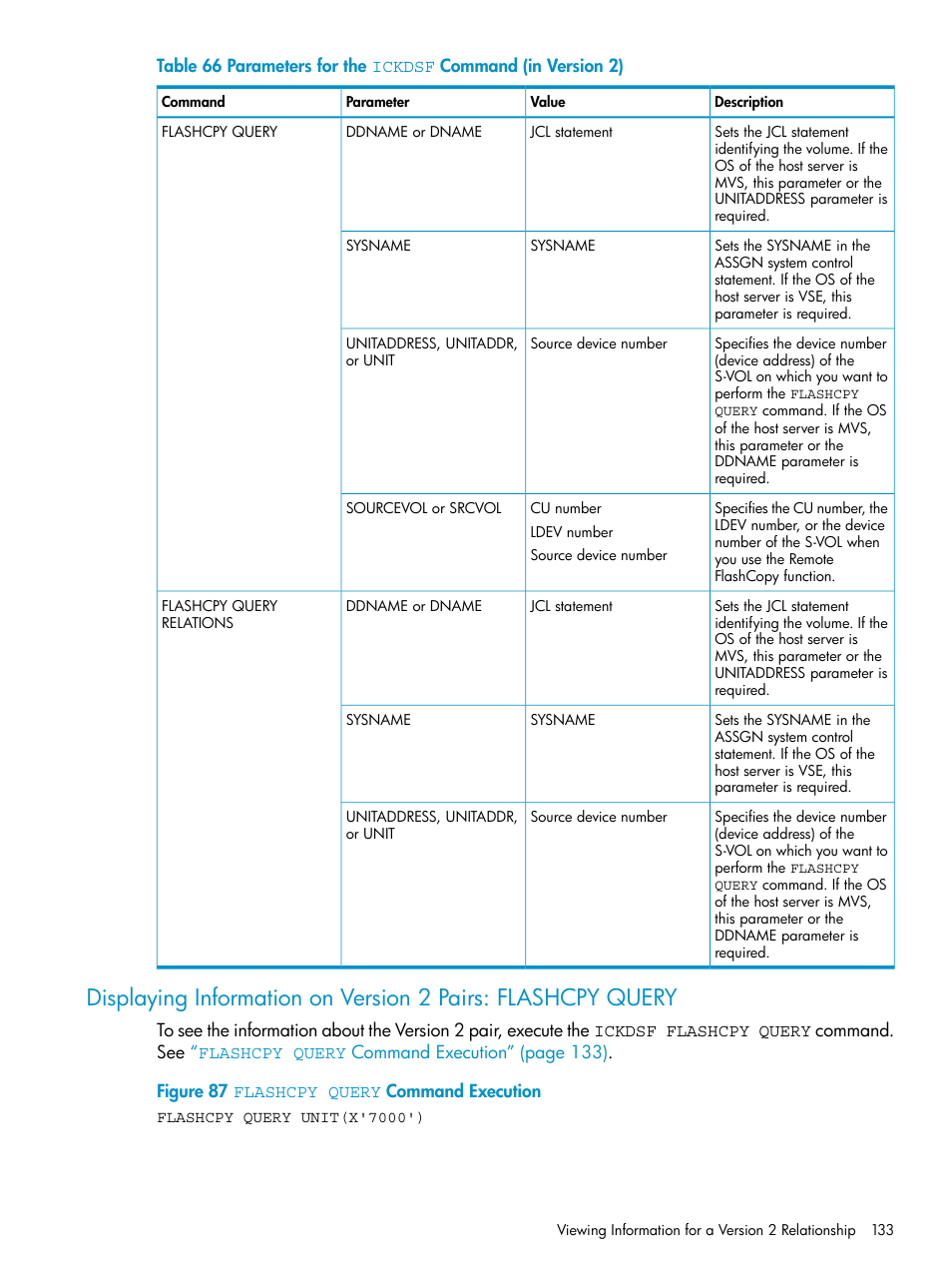 Displaying information | HP StorageWorks XP Remote Web Console Software User Manual | Page 133 / 161