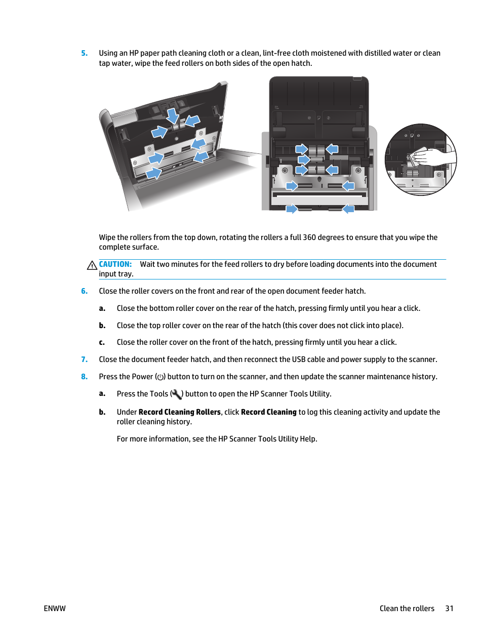 HP Scanjet Enterprise Flow 5000 s2 Sheet-feed Scanner User Manual | Page 37 / 70