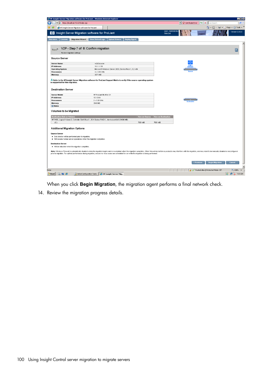 HP Insight Control User Manual | Page 100 / 173