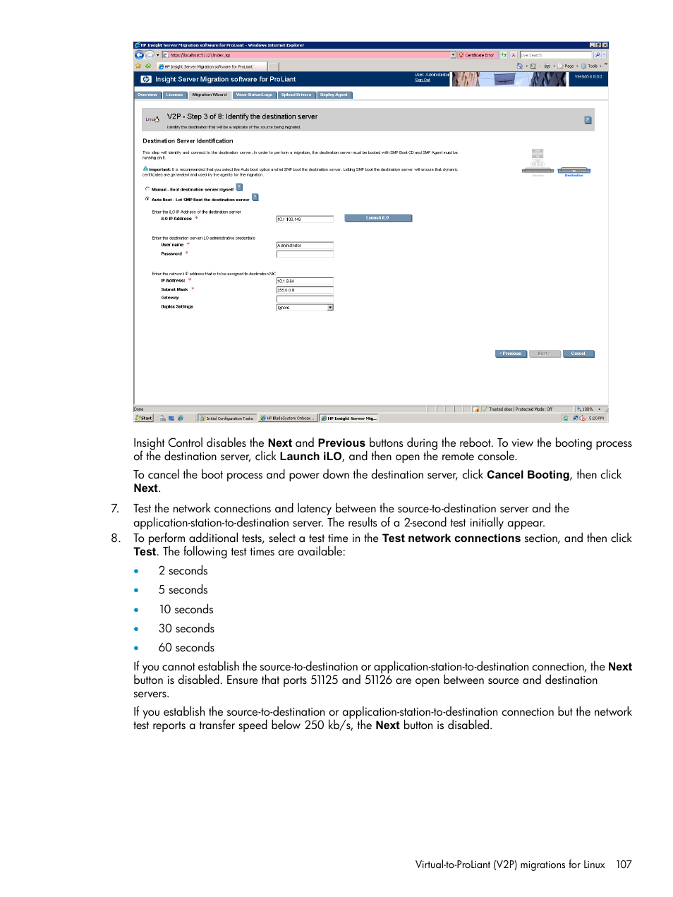 HP Insight Control User Manual | Page 107 / 173
